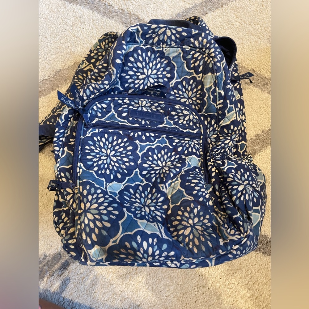 Blue Vera Bradley Backpack